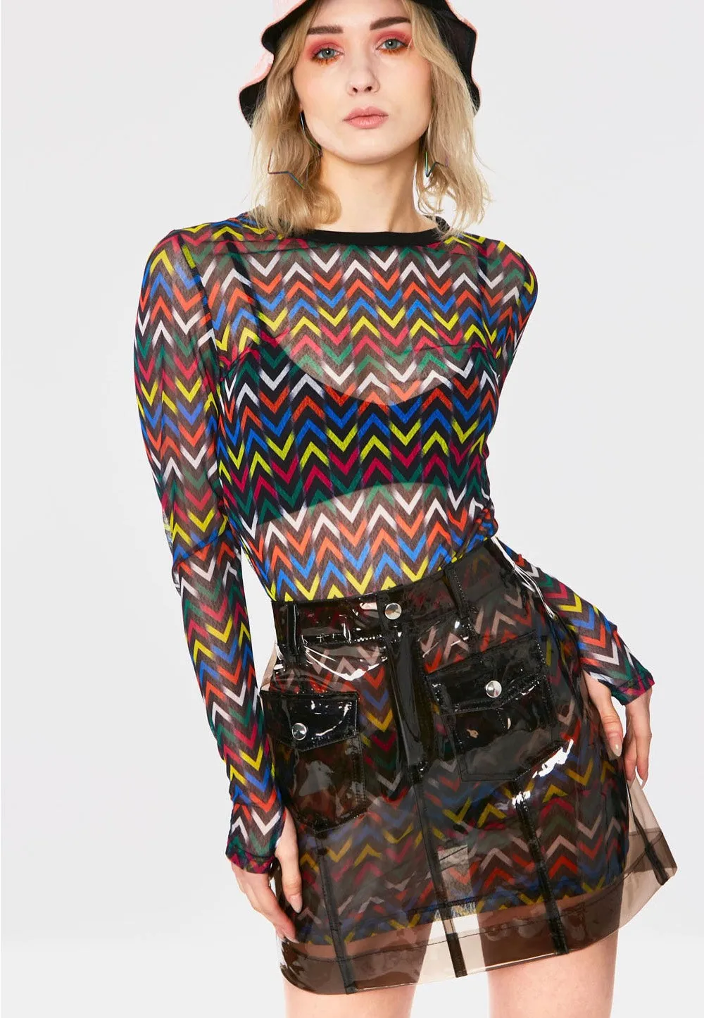 Jawbreaker - Plastic Fantastic Multicoloured - Skirt