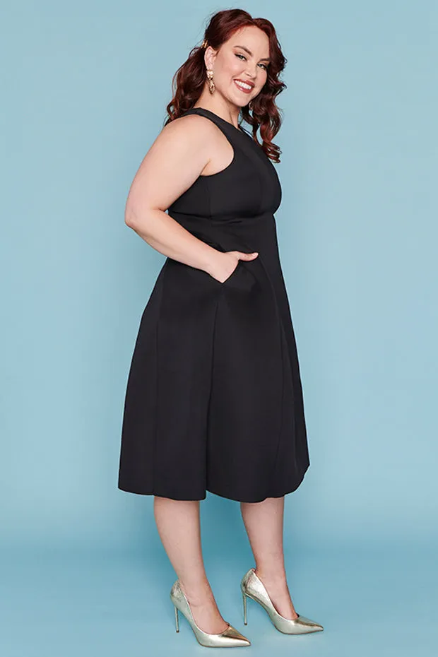 Lucca Black Party Dress