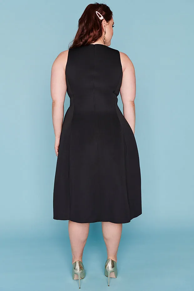 Lucca Black Party Dress