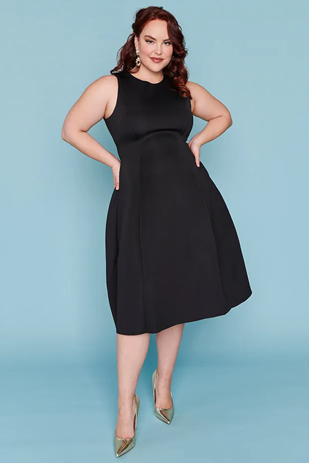 Lucca Black Party Dress