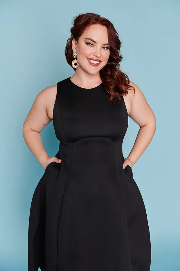 Lucca Black Party Dress