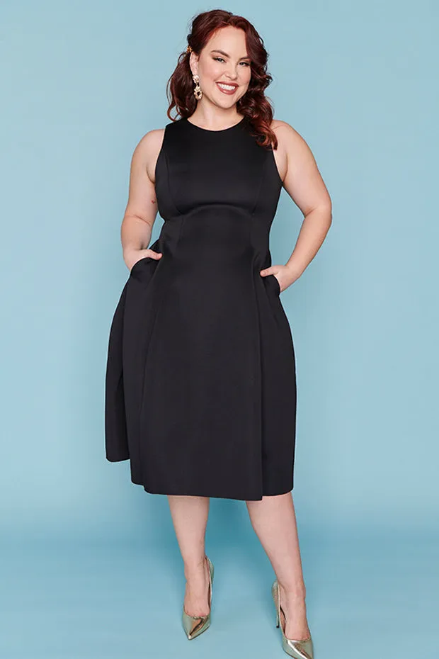 Lucca Black Party Dress