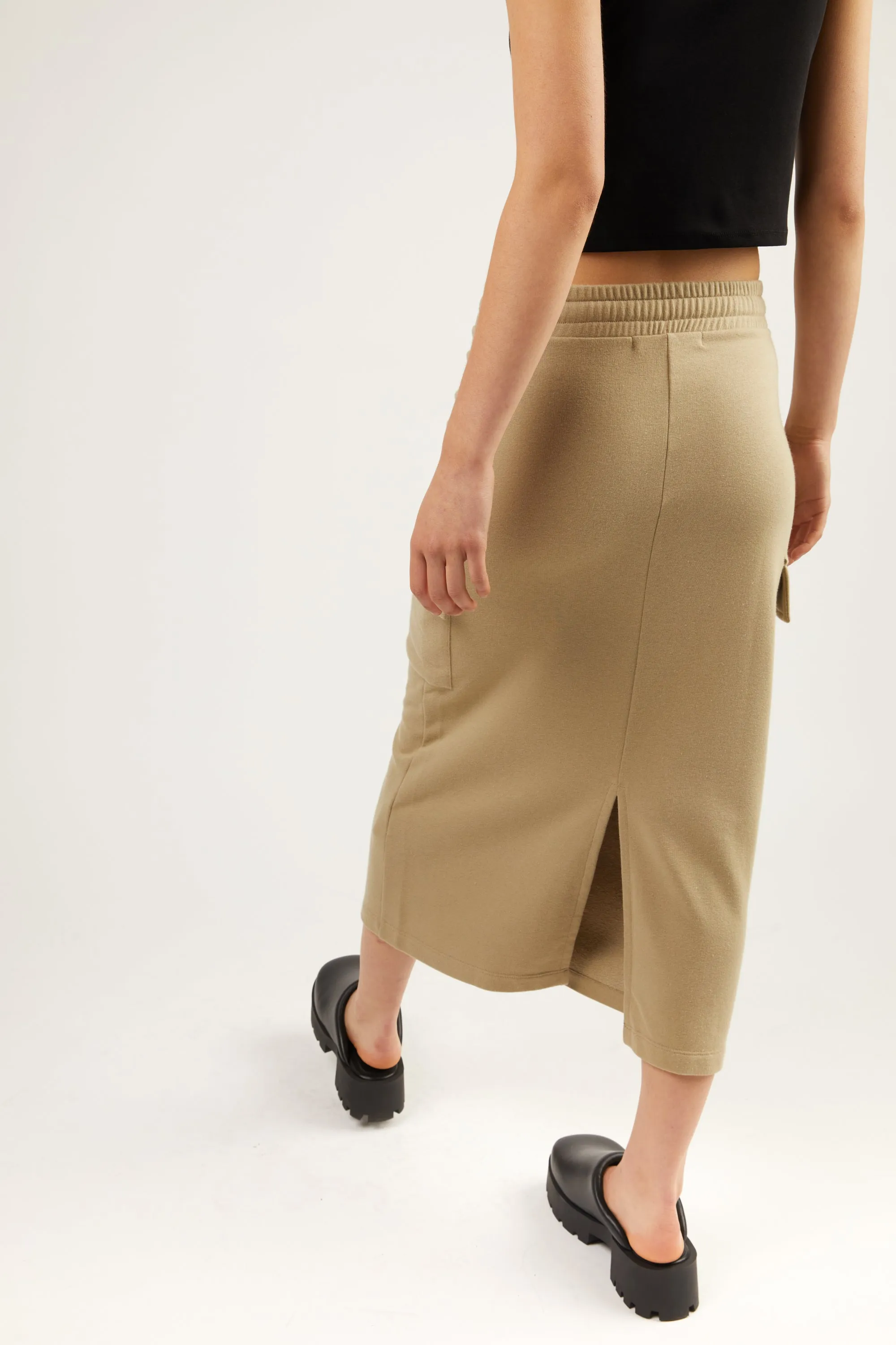 MIDI CARGO SKIRT