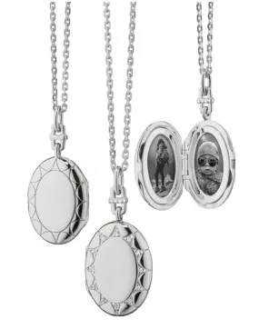 Oval "Isabella" Locket Necklace