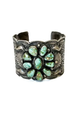 Pinon Large Sonoran Gold Turquoise Cuff