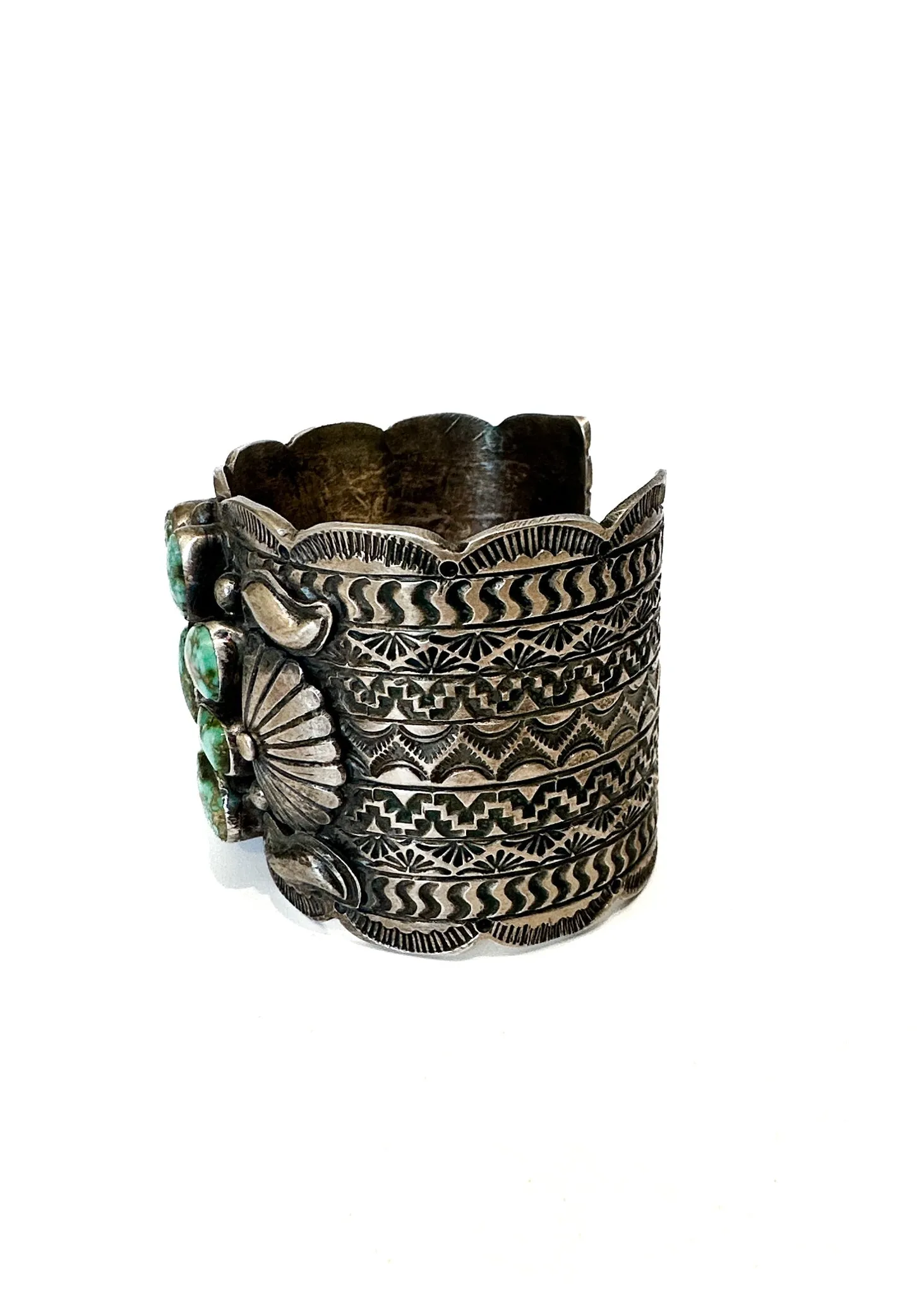 Pinon Large Sonoran Gold Turquoise Cuff