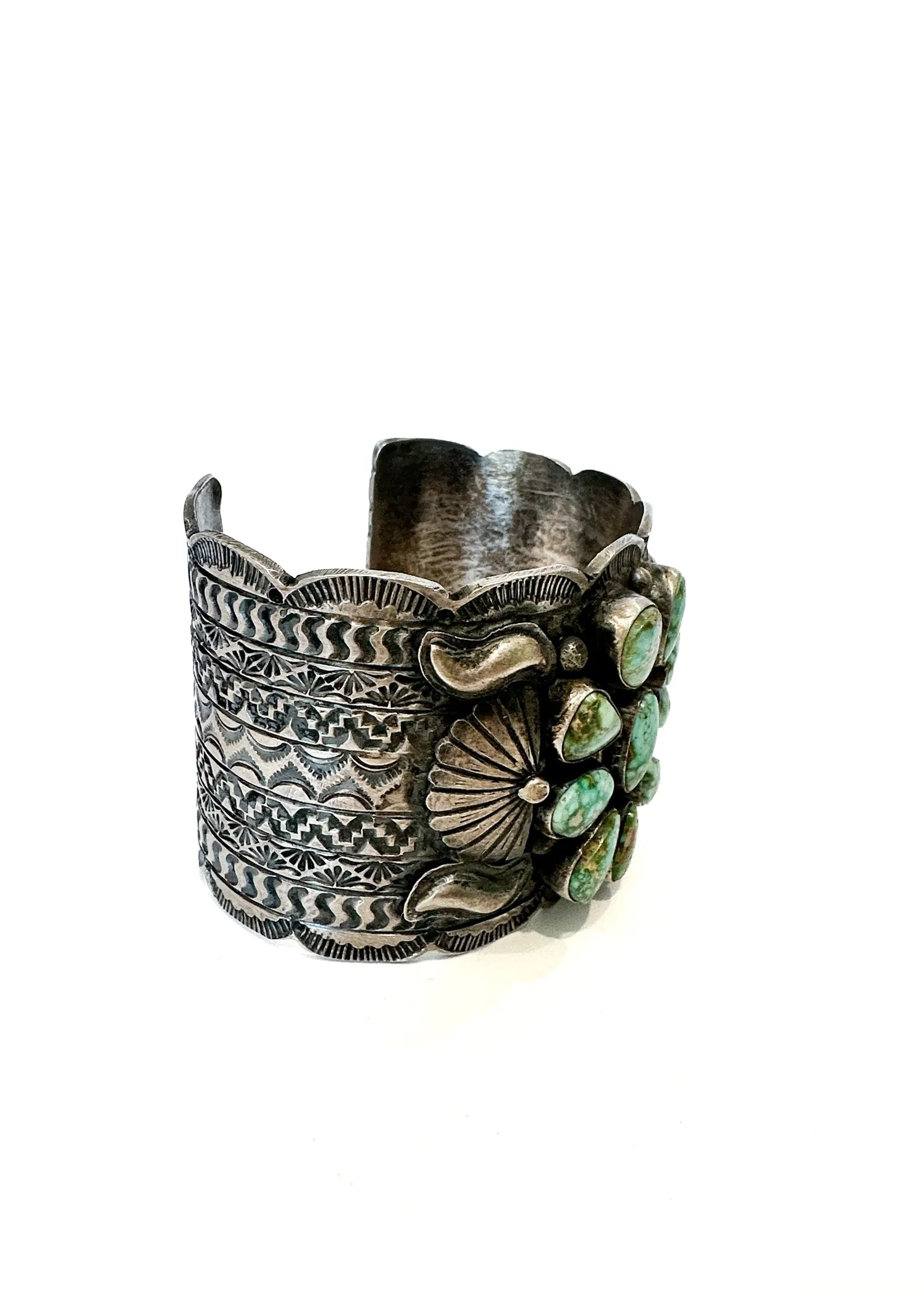 Pinon Large Sonoran Gold Turquoise Cuff
