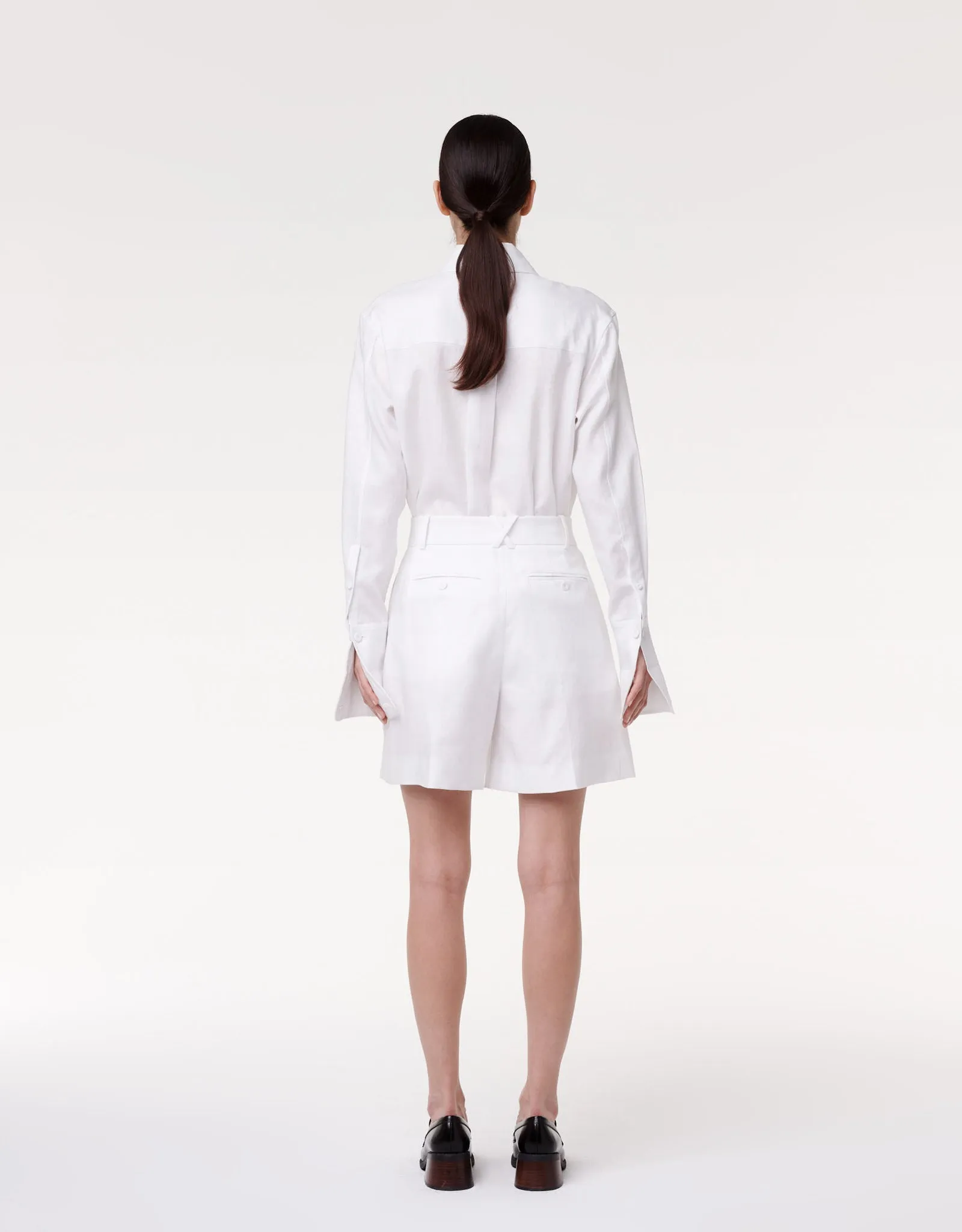 Pleated Shorts