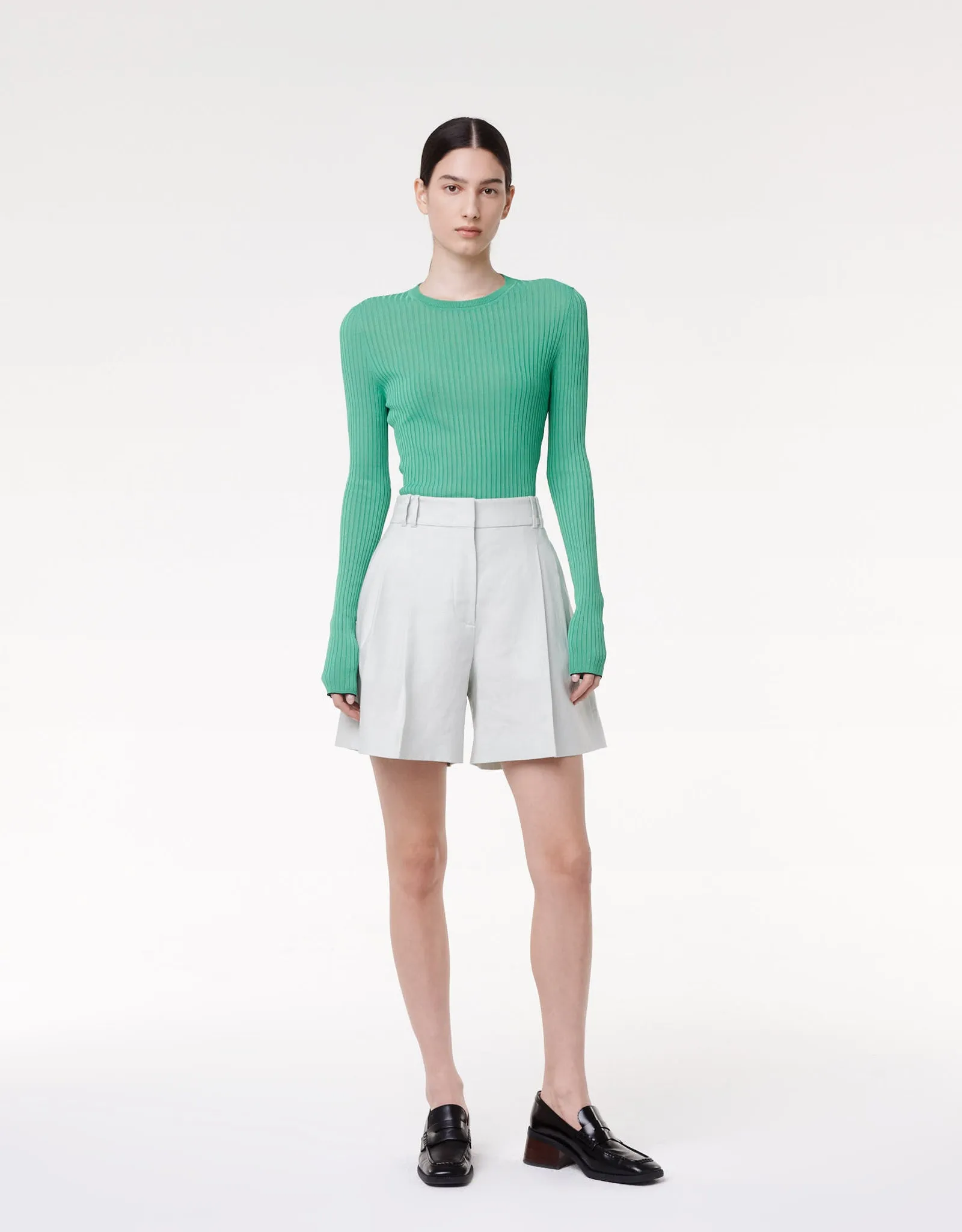 Pleated Shorts
