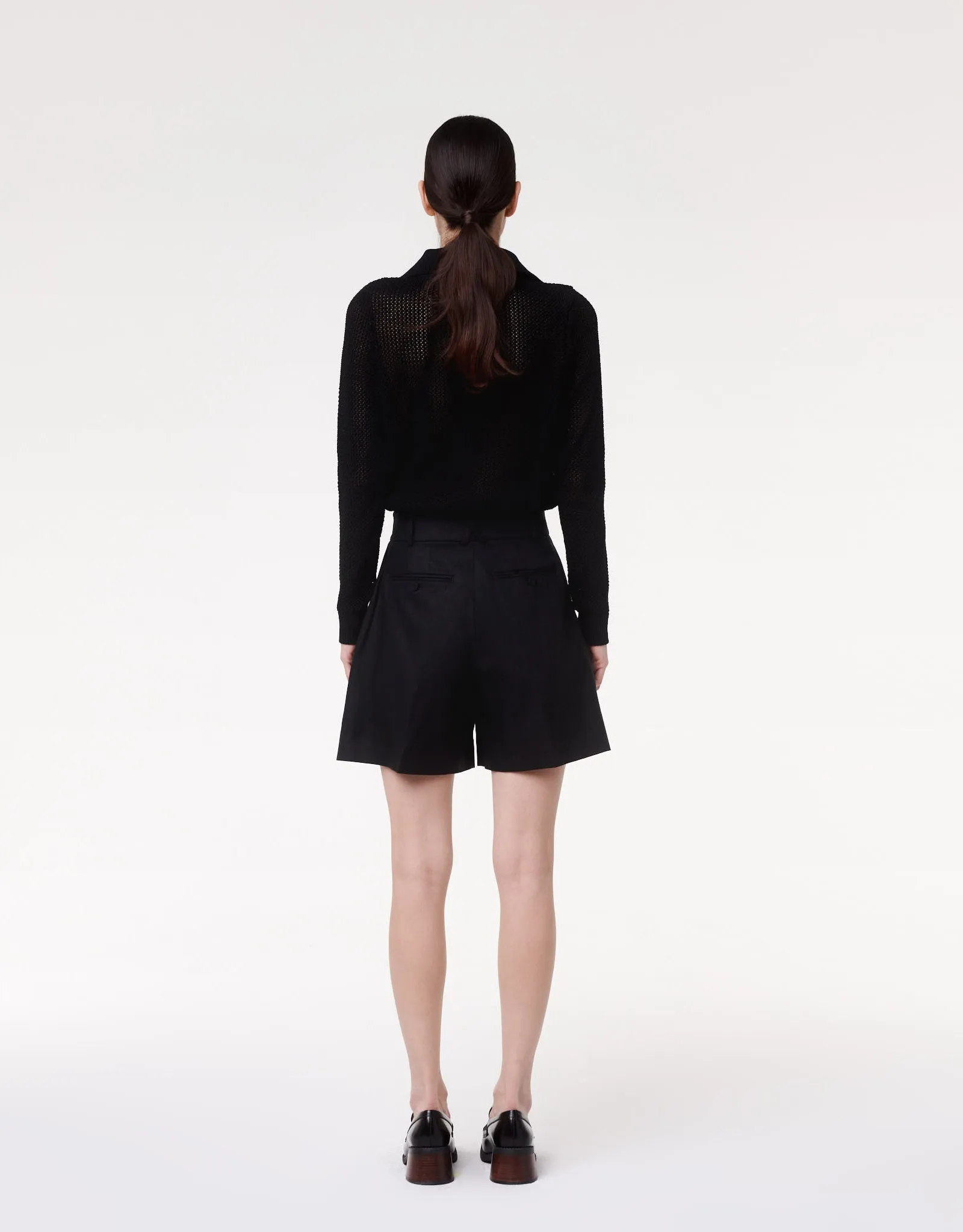 Pleated Shorts