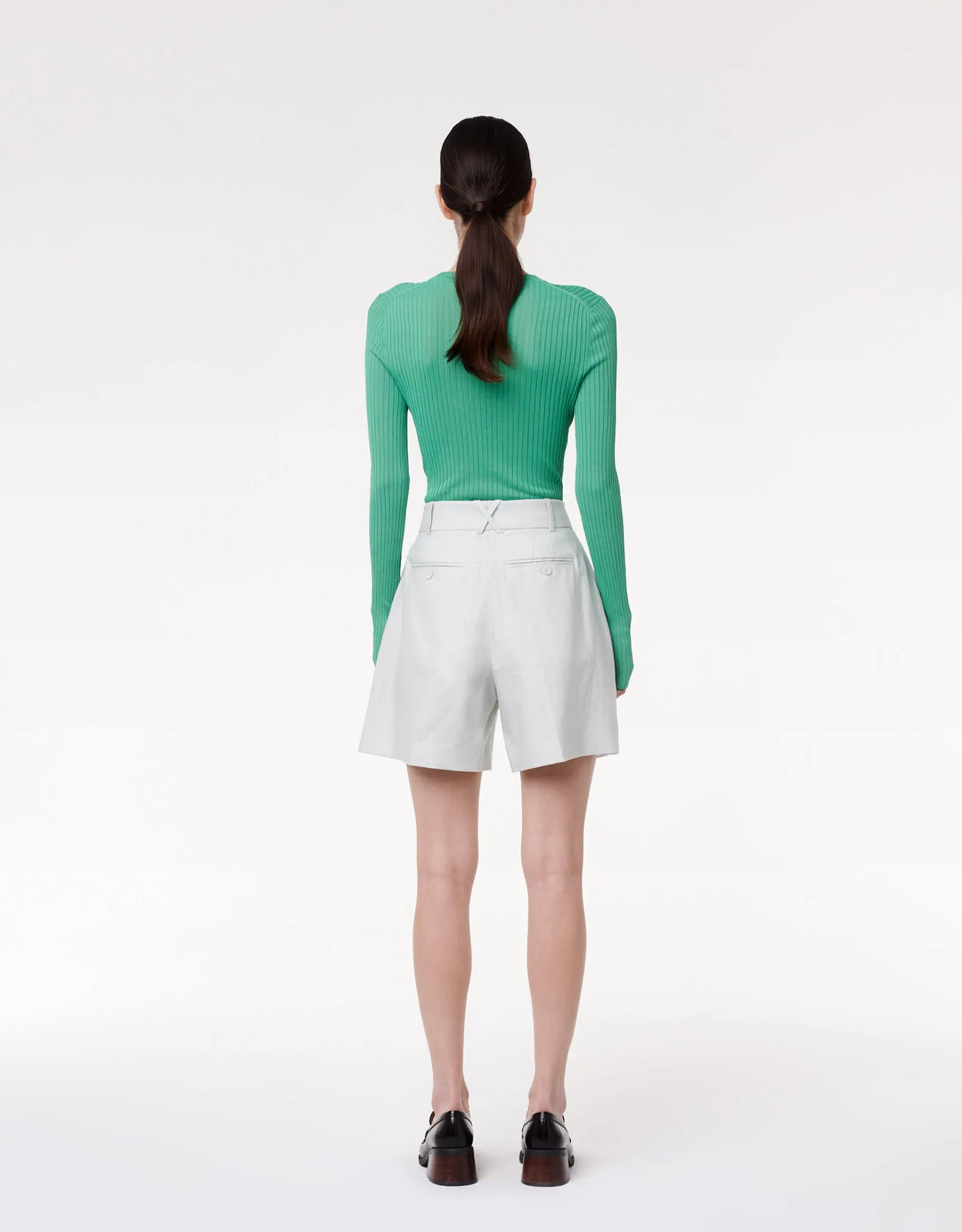 Pleated Shorts