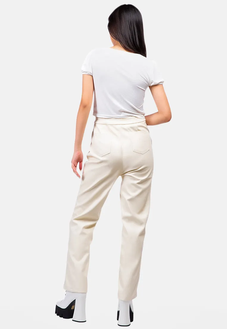 Pleated V Neck Top