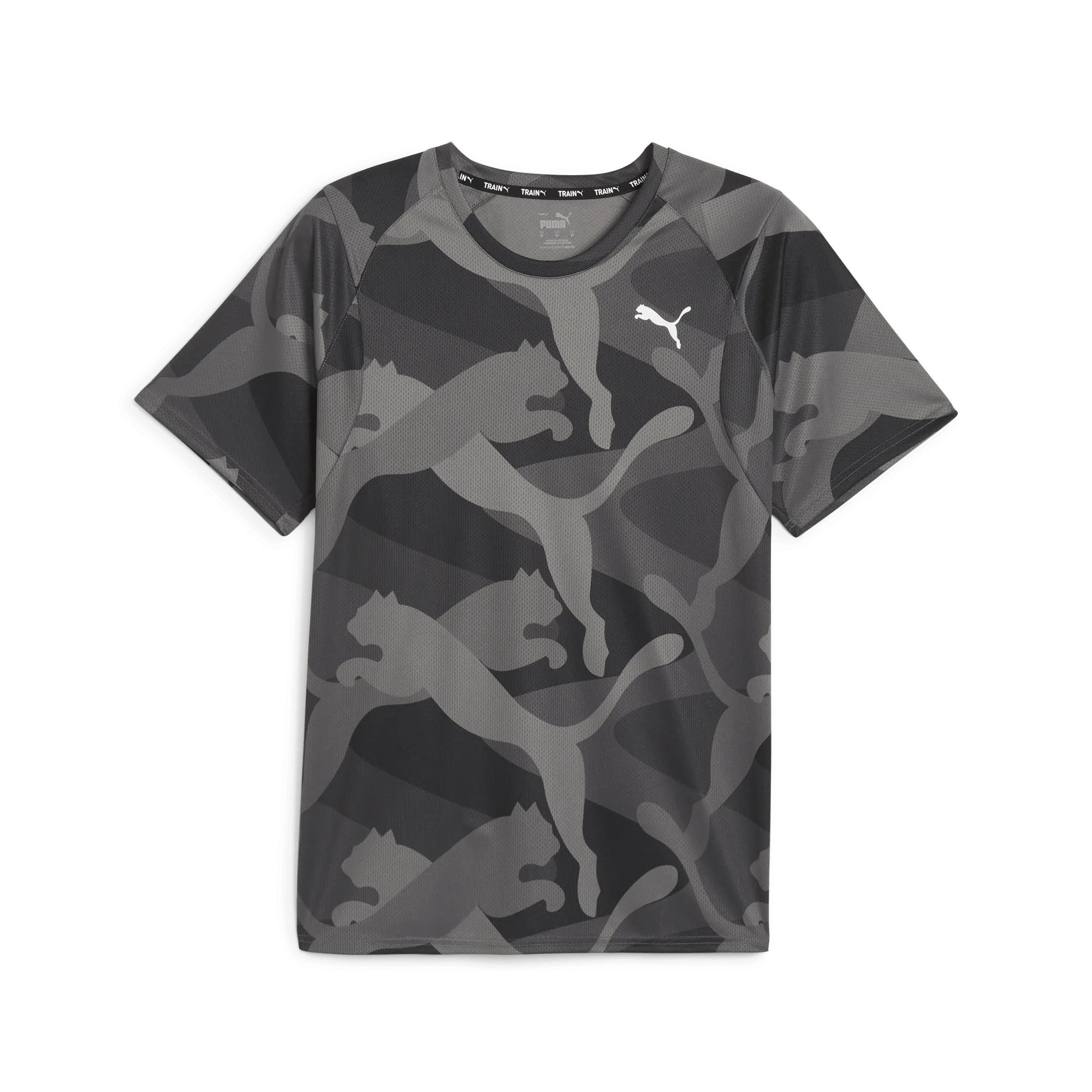 PUMA FIT Ultrabreathe AOP tee PUMA Black