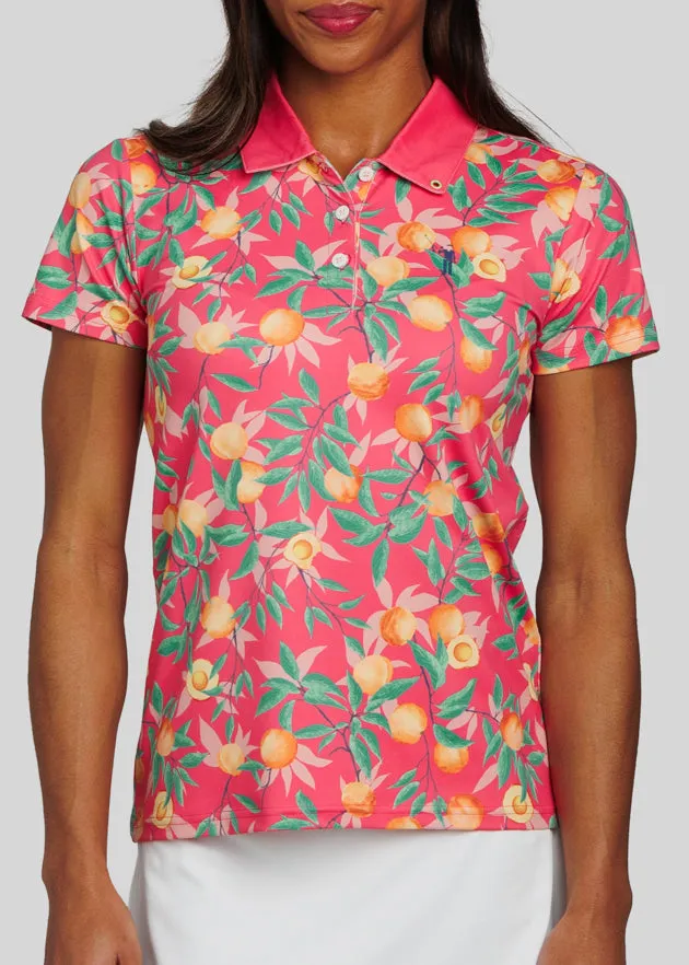 "That's A Peach, Hon" Women's Polo
