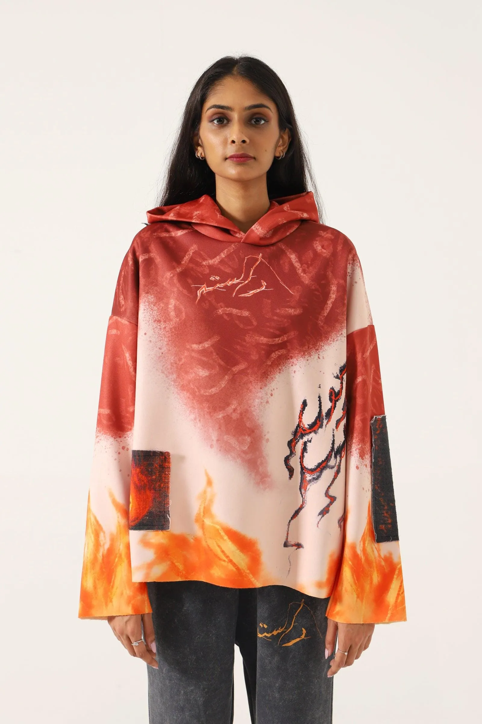 "THIS IS LIFE" ABSTRACT HOODIE