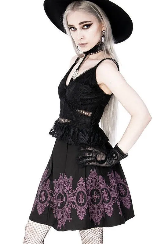 Restyle - Baroque Monogram Purple - Skirt