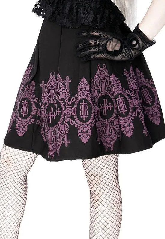 Restyle - Baroque Monogram Purple - Skirt