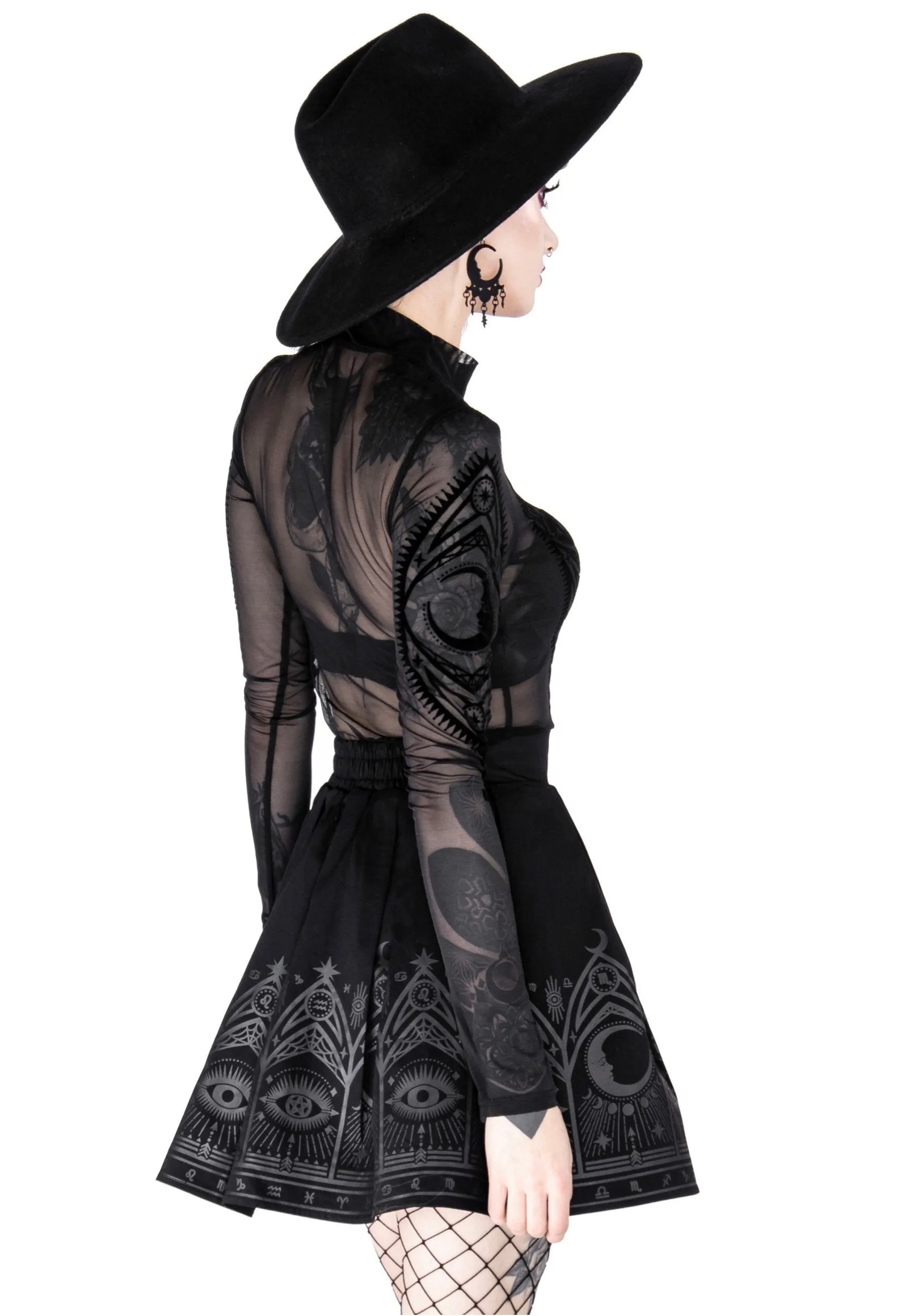 Restyle - Fortune Teller Black - Skirt