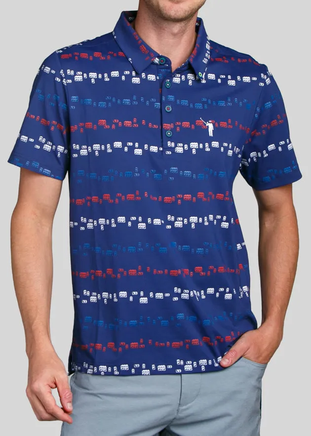 Suds & Stripes Men's Polo | Navy