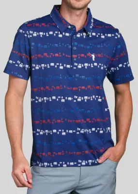 Suds & Stripes Men's Polo | Navy