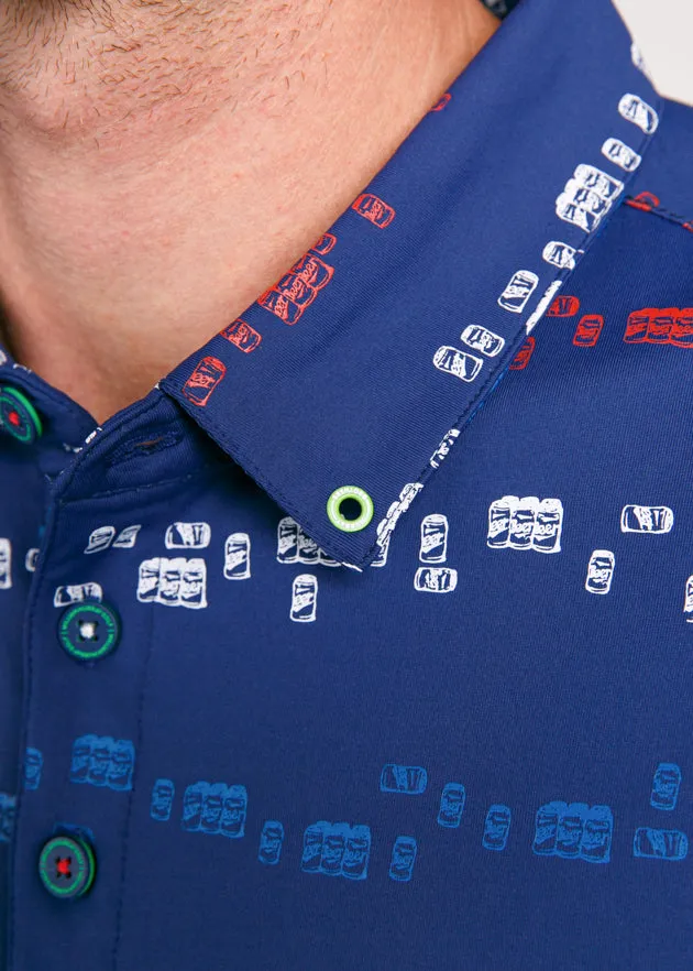 Suds & Stripes Men's Polo | Navy