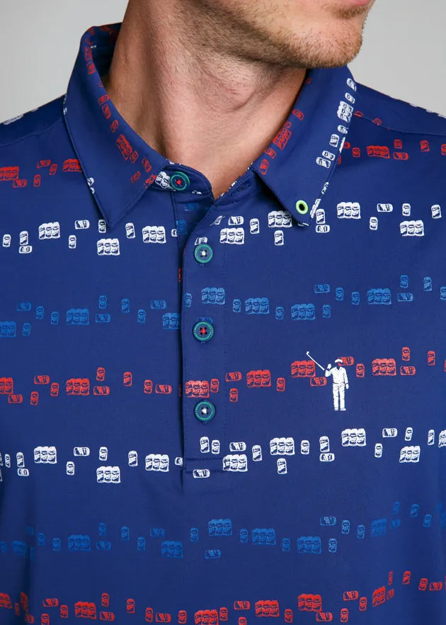 Suds & Stripes Men's Polo | Navy