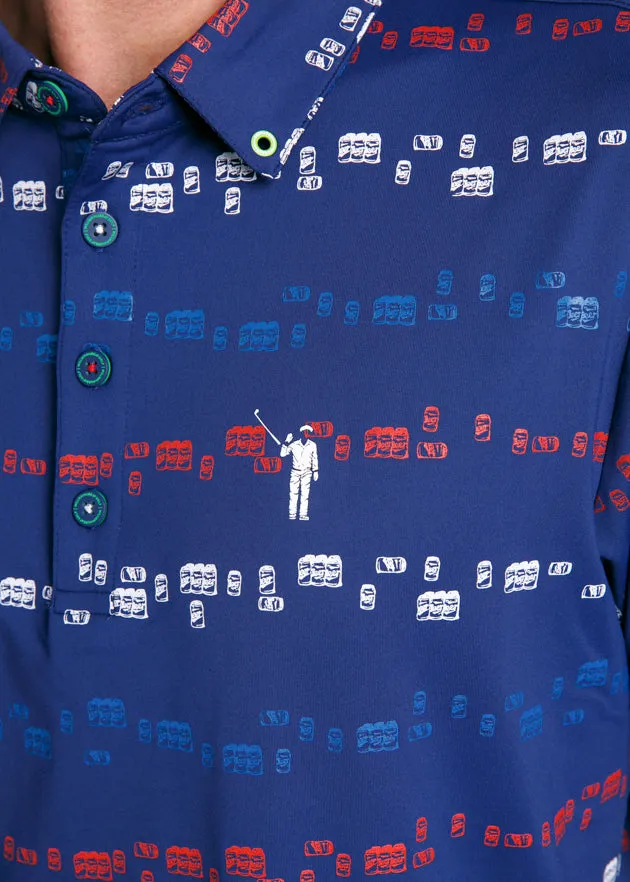 Suds & Stripes Men's Polo | Navy