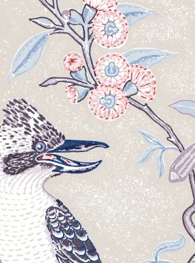 Tree of Life Ivory Wallpaper Swatch Sample