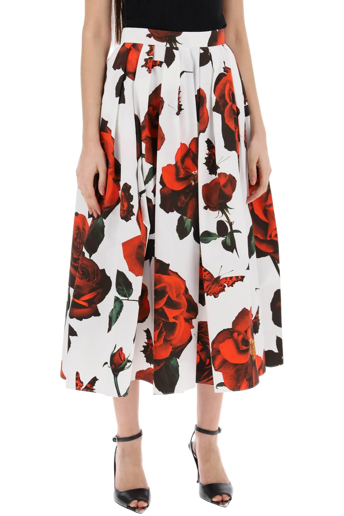 TUDOR ROSE PLEATED