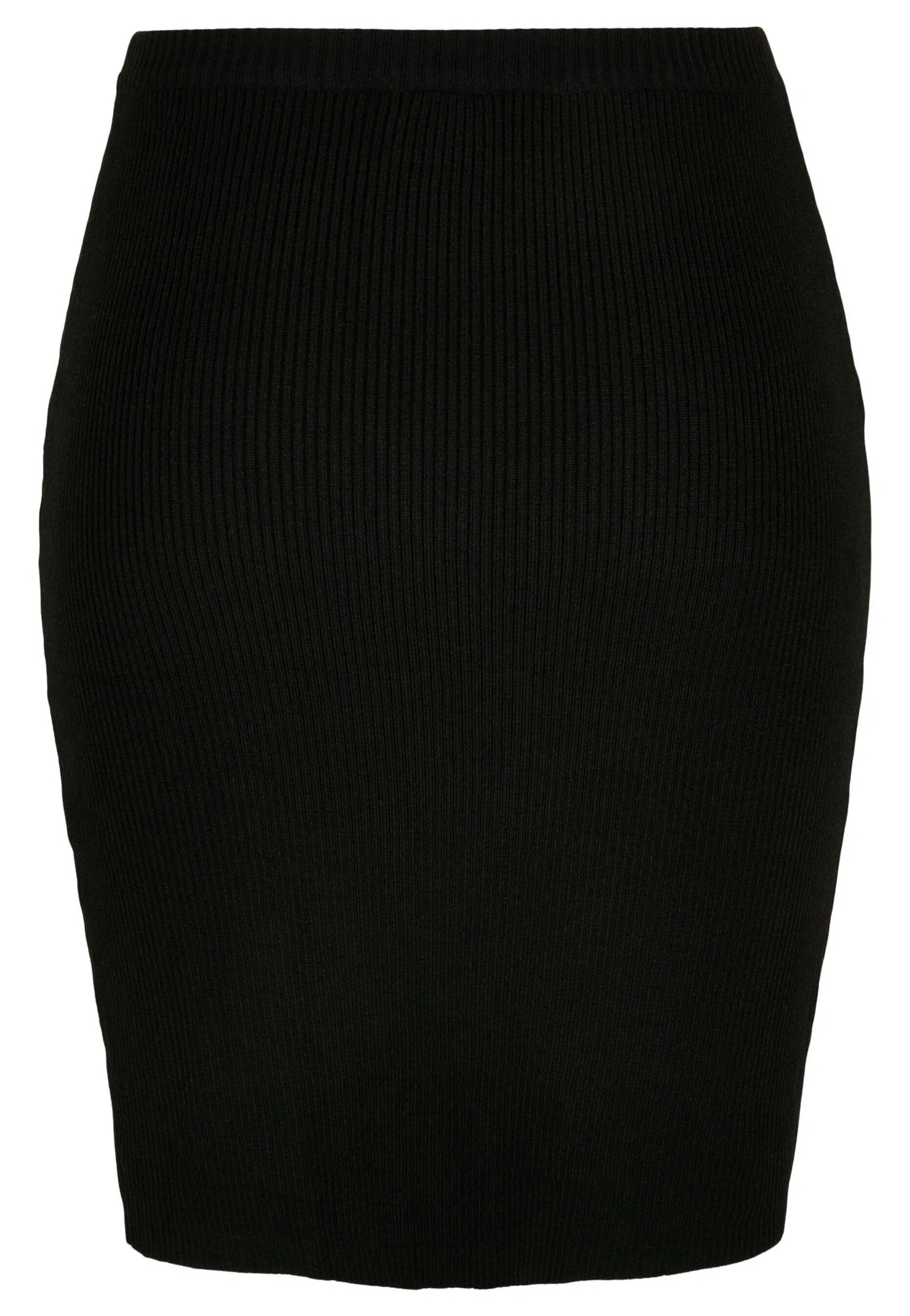 Urban Classics - Ladies Rib Knit Black - Skirt