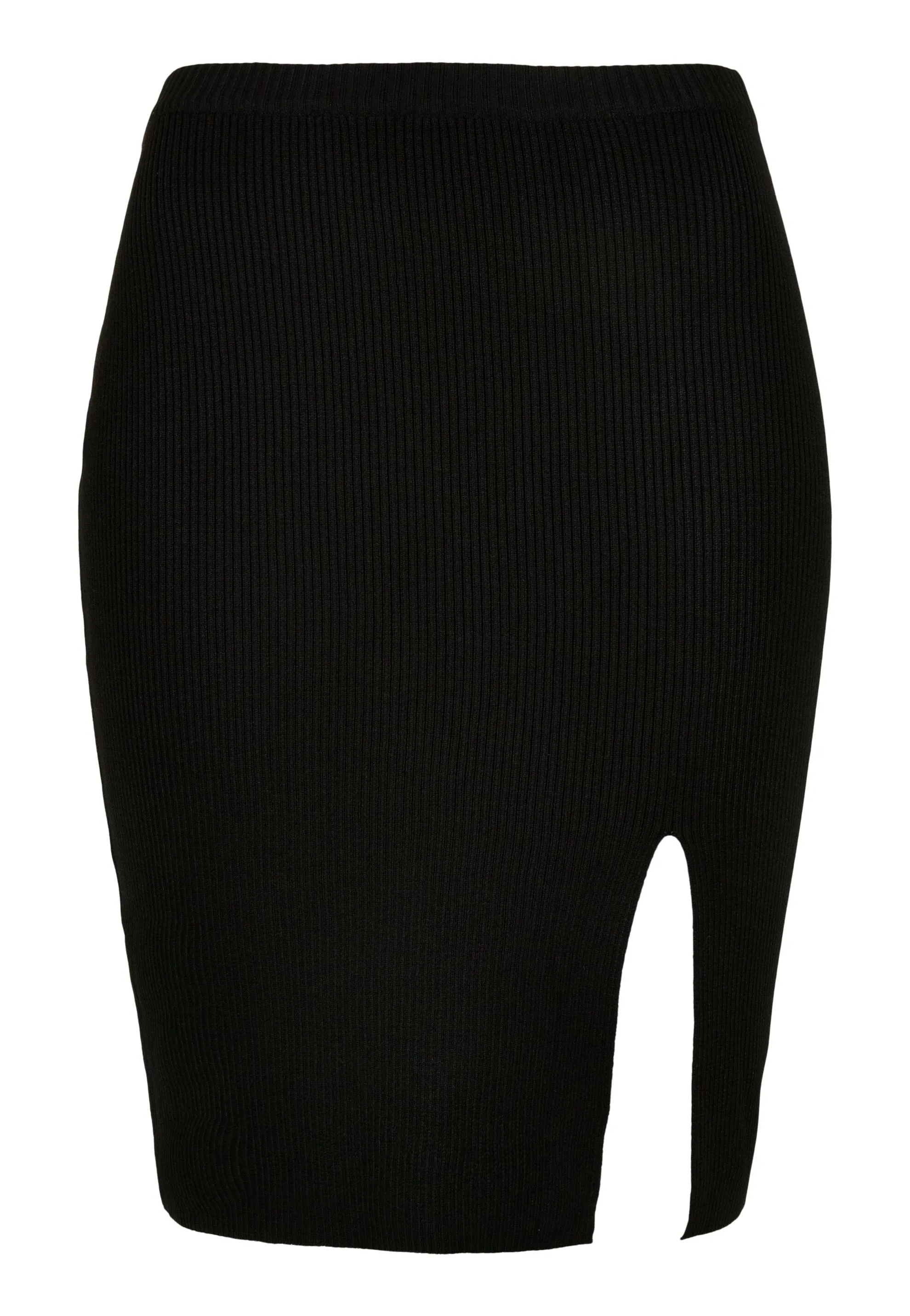 Urban Classics - Ladies Rib Knit Black - Skirt