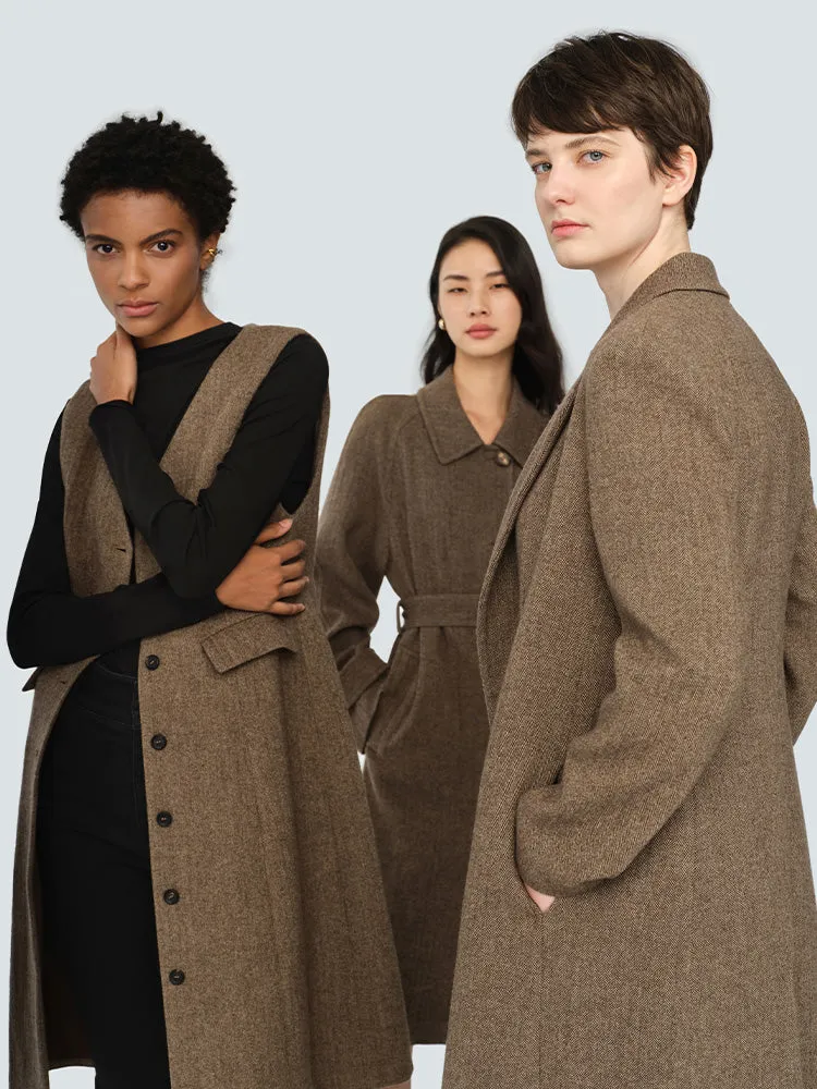 Washable Wool Vest Dress