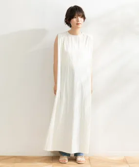 【WOMEN】ARCストライプショルダータックワンピース