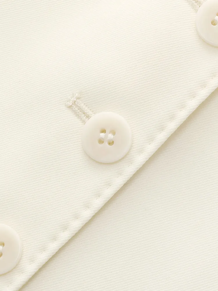 Worsted Wool Single-Breasted Women Vest